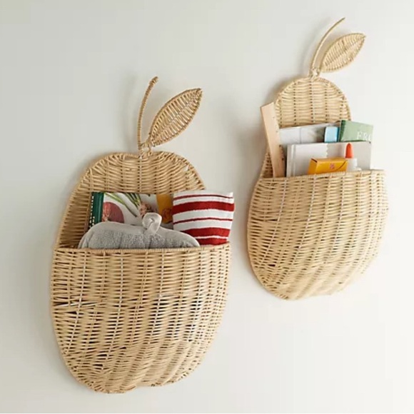 Home Reflections S/2 Decorative Fruit Wall Baskets - Picture 1 of 1
